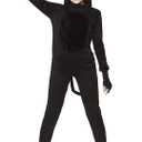 Classic Halloween Black Cat Girl's Costume,M