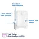 Tork Xpress Multifold Hand Towel Dispenser White H2, Slim, One-at-a-Time Dispensing, Elevation Design, 553020