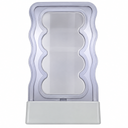 Phone Holder With Wavy LED Light And Mirror