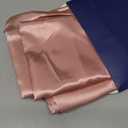 BEDELITE Satin Pillowcase with Zipper 2 Pack, Rose Pink Pillow Cases Standard Size, Super Soft and Cooling Similar to Silk Pillow Cases, Gift for Women Men(20x26 Inches)