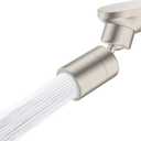 Hibbent NSF/ANSI/CAN 61 Certified Faucet Aerator, Kitchen Sink Faucet Aerator, 2 Water Flow CUPC Certification 360-degree Swivel Faucet Extender, 55/64 Inch Female Thread, Water Saving-Brushed Nickel