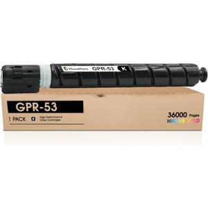 MasaiMara GPR-53 GPR53 GPR 53 Toner Cartridges for Canon imageRUNNER Advance iR-ADV C3020 C3320 C3320F C3320L C3325 C3330 C3520 C3520i C3525 C3525i C3530 C3530i Printer | 8524B003A | Black | 1-Pack
