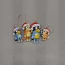 Bluey and Family Ornaments, 4-Piece Set