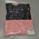 LovelyWholesale Women Jogging Suits 2 Piece Set Short Sleeve Color Block Tops and Jogger Pants Pink Large (Pink, L)