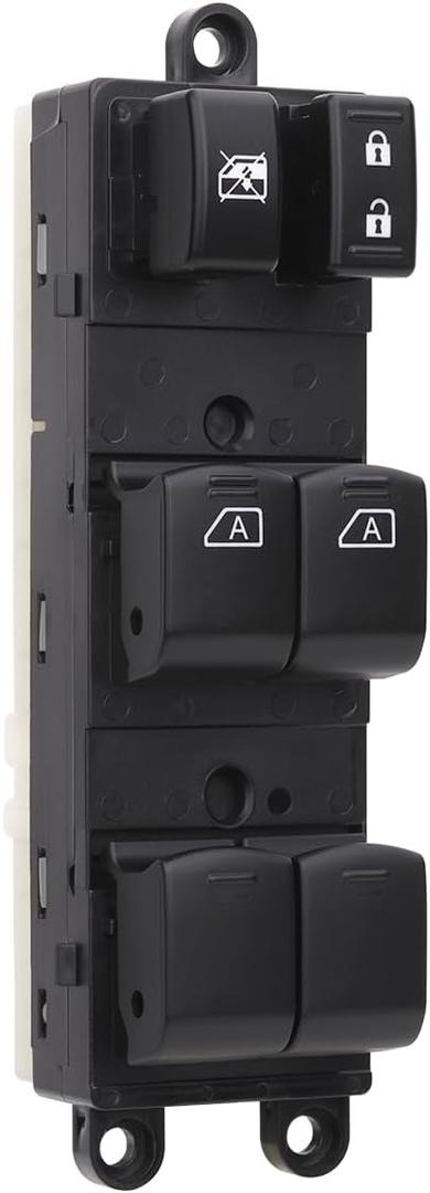 Power Window Control Switch Master Controller Door Button Front Left Driver Side Compatible with Nissan Pathfinder 2007 2008 2009 2010 2011 2012 Replaces OEM 25401-ZL10A 25401-ZL10B 25401-ZL10C