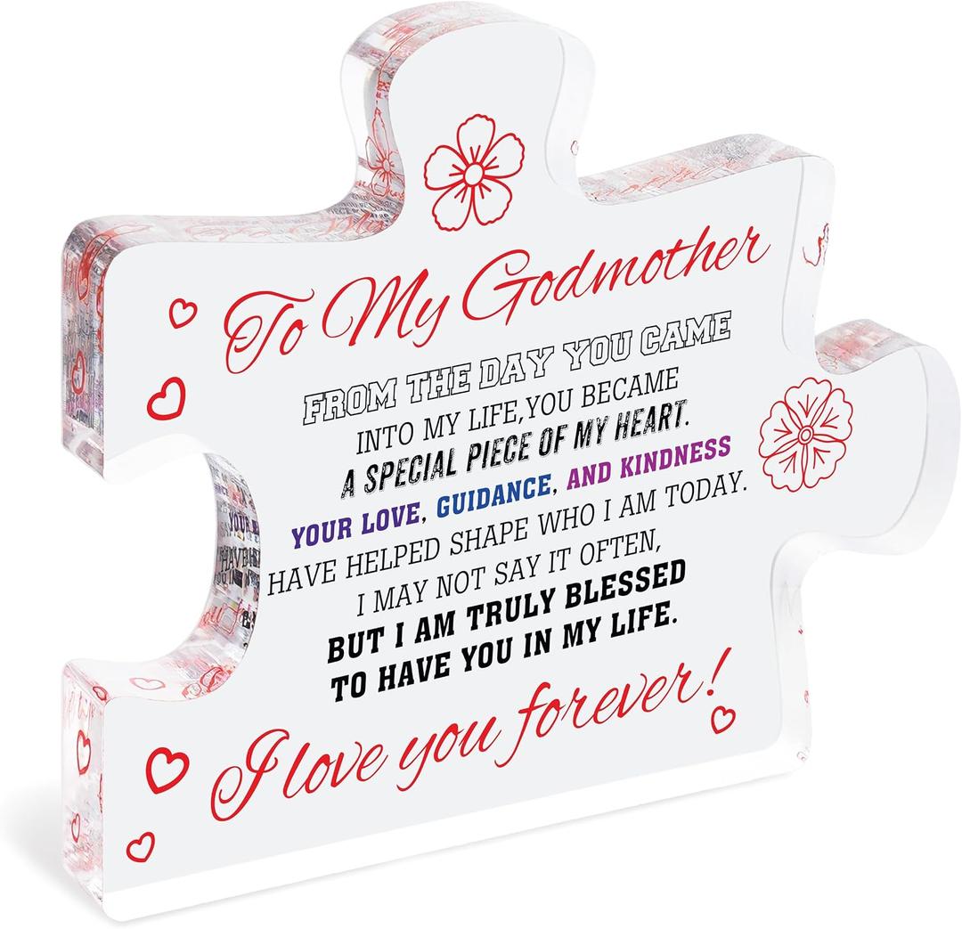 Godmother Gifts from Godchild, Godmother Gift for Women, Mothers Day Gifts for Godmother, God Mother Gifts Birthday Christmas Gift for Godmom Madrina