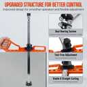 5/8" Drywall Cutter Foldable with Dual Bearing System & 10 Blades