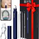 Visual Blackhead Remover Tools with Camera,Pimple Popper Extractor Tool Kit with Camera 20X 1080P Pore Cleaner Acne Comedone Whitehead Extractor Kit for iPhone/Android (Blue)
