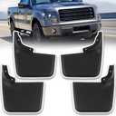 Mud Flaps Without Fender Flares Mud Guards Compatible with Ford F150 2004-2014 Pickup Splash Guards for Trucks Front & Rear Side 4pcs