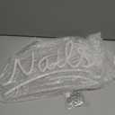 JFLLamp Nails Neon Signs for Wall Decor Neon Lights for Bedroom Led Signs Suitable for Nail Salon Office Man Cave Beer Bar Pub Restaurant Christmas Birthday Party Gift for Lover (Nails)