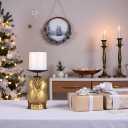 Gold Owl Candle Holder Set of 2  Decorative Taper & Small Pillar Candlestick Holders for Table Centerpieces, Shelf & Living Room Dcor