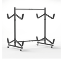 Kayak Storage Rack for 4 Kayaks Freestanding Kayak Stand Outdoor with Movable Wheels, Heavy-Duty Steel Kayak Hanger Holder with Padded Arms, Wide Adjustable, Kayak Garage Storage for Canoes