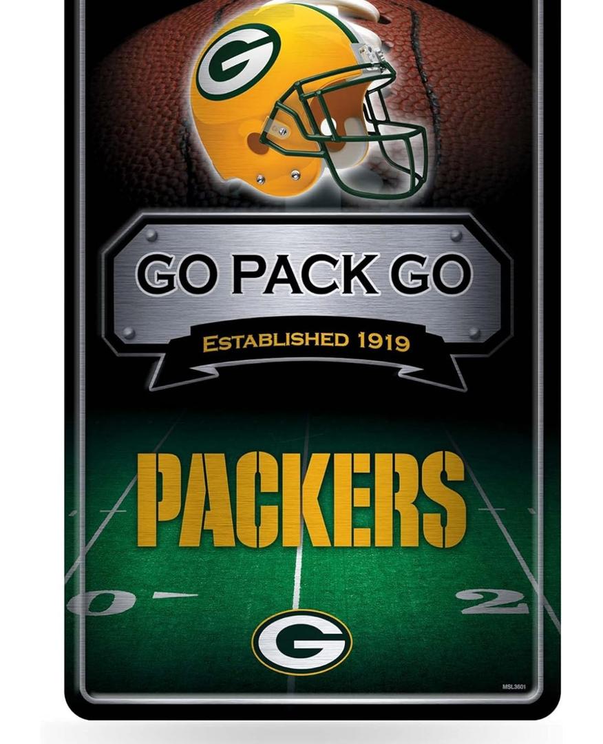 Rico Industries NFL Teams 11" X 17" Metal Home Decor Sign