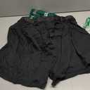 INNERSY Big and Tall Cotton Boxers for Men Moisture Wicking Loose Fit Underwear 4-Pack (Black, 4XL)