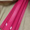 4 Pcs 18.7 Inch Hot Pink Acrylic Mahjong Tile Racks with Pushers for Game Night American Mahjong Racks Tile Set for Mah Jong Lovers and Beginners