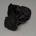 Ice Cleats, Crampons Snow Traction Ice Cleats for Shoes and Boots Women Men, Non Slip Grippers Spikes for Shoes with Straps, Slip-on Rubber Overshoe Stretch Footwear for Winter Walking Hiking Fishing (Medium(5.5-7 men/7-8.5 women))