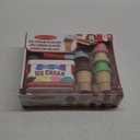 Melissa & Doug Scoop and Stack Ice Cream Cone Magnetic Pretend Play Set, Multicolor - FSC Certified