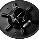 377962 Replacement Rear Jack Foot Pad with Attachment Pins,9"Diameter, Fits 2" I. D. Round Tube Compatible with LC Hall Effect Ground Control 3.0 Leveling System