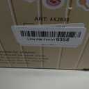 Wooden Ice Cream Toys for Kids Ice Cream Counter Shop for Toddlers Pretend Play Food Scoop and Serve with Scoop & Menu & Fake Money for Boys and Girls Ages 3 4 5 6 (Beige)