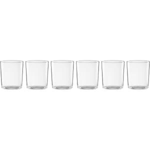 Oneida 896827 Stackables Tall Clear Drinkware, Set Of 6