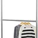 Simple Houseware Adjustable Closet Hanging Rod, Chrome