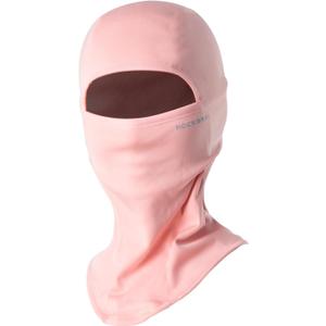 ROCKBROS Balaclava Ski Mask for Men Cold Weather Scarf Windproof Thermal Winter Neck Warmer Hood for Cycling Hiking (One Size, Pink)
