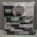 10-Sheet Peel and Stick Backsplash Tiles 12"x12" Self-Adhesive Tile Sticker for Kitchen Bathroom, White Black Marble