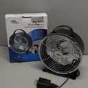 Cool Works Retro Drum Fan - Black