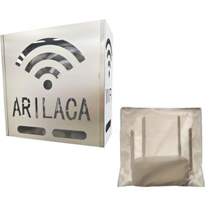 Large WiFi Router Cover Jammer Signal WiFi Emf Blocker, Allows Uninterrupted Use - Faraday Cage Emf Protection WiFi Router DOX Hider Added Fabric Styles