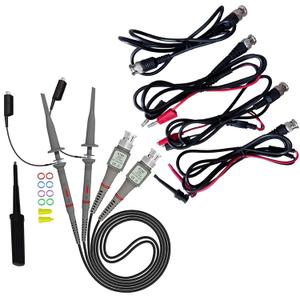Universal Oscilloscope Probe Kit, 100MHz Oscilloscope Clip Probes with Accessories Kit, 6PCS Test Lead Kit