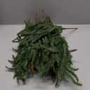 Pre-Lit Artificial Mini Christmas Tree,20 inch Small Pine Xmas Tree with 40 LED Lights,70 Branch Tips,Battery Operated Tabletop Christmas Tree Burlap Base-(50cm)