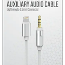 Acoustix 3.5mm to Apple Lightning Braided Auxillary Cable - White