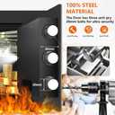 1.4 Cuft Small Fire Safe Box for Home, Security Safe Box Fireproof Waterproof with Digital Keypad and Key Lock, Anti-Theft Home Safes Water Fireproof for Documents Money Valuables