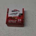 Screw-On Felt Furniture Pads X-Protector 24 PCS - 0.8 Chair Leg Floor Protectors for Hardwood Floors - Premium Chair Glides - Brown Floor Protectors for Chairs - The Best Furniture Sliders!