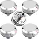 W11084158 W10884728 Range Knobs Compatible with Whirlpool. (OEM) W11084158 Knobs Replace W10884728 for KCES556HBL KCES556HSS KCES550HBL KCES550HSS KCED606GBL KCED606GSS KCED600GBL KCED600GSS -5p