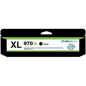 Remanufactured Ink Cartridge Replacement for HP 970XL Ink. Compatible with Officejet Pro X476dw X576dw X476dn X451dw X551dw X451dn Printers (Black)