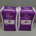 Poise Incontinence & Postpartum Pads for Bladder Leaks, 4 Drop Moderate Absorbency, Regular Length, 132 Count