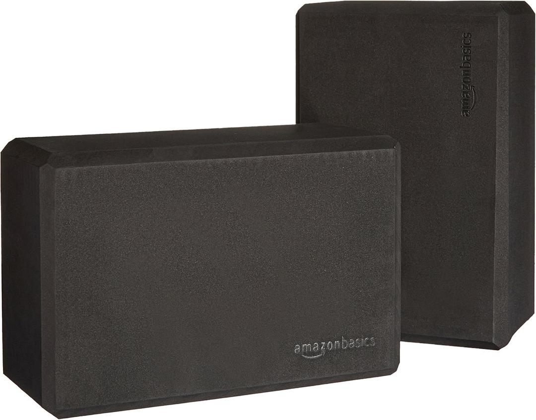 Yoga Block, Set of 2 (Black)