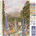 Bloom Daily Planners HARDCOVER 2026 Planner (January to December) - 8.5 x 11 Weekly & Monthly Dated Agenda Organizer Book with Stickers & Tabs - Wildflower Mountainside