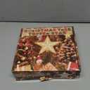 LAWOHO Christmas Tree Topper Warm White Light Star for Christmas Decorations, TreeStar Topper Great for Normal Size Tree, Battery Powered(Not Included), 8.7 Inch