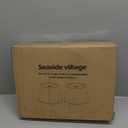 Large Drum Lamp Shades Set of 2, 12"Top x 16"Bottom x 11"High, Beige Lampshades for Table Lamps Floor Lamps, Natural Linen Replacement Lamp Shades, Spider, Harp Holders Included, Easy Assembly