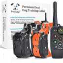 PetSpy M686 Premium Dog Training Shock Collar, 1100 Yards, Medium to Large Dogs, with Vibration, Electric Shock and Beep, Waterproof, Remote Trainer (Two Dogs)