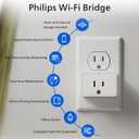 Philips Wi-Fi Gateway, Keyless Entry Remote Control & Manage Bluetooth Deadbolt Door Lock, Wi-Fi Bridge Compatible with Alexa Google Home for Voice Control