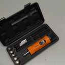 36Pcs Torque Screwdriver Wrench Driver Set 10-70 Inch Pounds lbs with 29 S2 Bits5 Drive Sockets 1/4" Socket Adapter for Maintenance, Tools, Bike Repairing and Mounting.