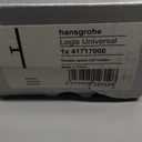 hansgrohe Spare Roll Holder 12-inch Spare Roll Holder in Chrome, 41717000