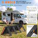 200W Portable Solar Panel 16BB N-Type ETFE Foldable Solar Panel Charger