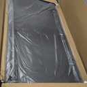 Art3d Drop Ceiling Tiles 48x24, Decorative PVC Ceiling Panels, Waterproof Rustproof and Durable 12-Pack, Glue Down, Rectangular Black (12pcs 24x48 in.)