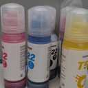 T502 502 Ink Refill Bottles for Ecotank ET2760 ET-4760 ET2750 ET-3760 ET-2850 ET-15000 ST-4000 ST-2000 ET-3710 ET-3850 ET-3750 ET-4850 ET-3830 ET4750 ET2700 ST3000 ET3700 Printer (2BK C M Y)