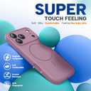 Miracase Magnetic for iPhone 17 Pro Max Case, Compatible with MagSafe, Integrated Silicone Camera Control Cover, 3.0mm Thicken Shockproof Drop Protection Phone Case for 17 ProMax, Blackcurrant