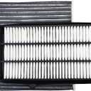 Cabin & Engine Air Filter for CR-V 1.5L (2017-2022), Civic 1.5L (2016-2021). Replacement for CP182, CF11182, CA12050, 042-1901